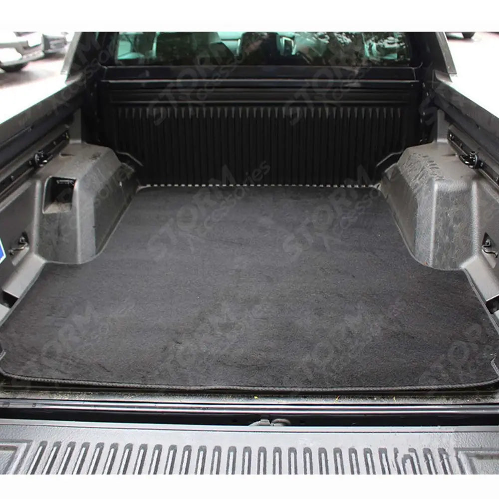 Load Bed Carpet Mat Black For Mitsubishi L200 Series 5 - Fiat Fullback - 2015 On Double Cab