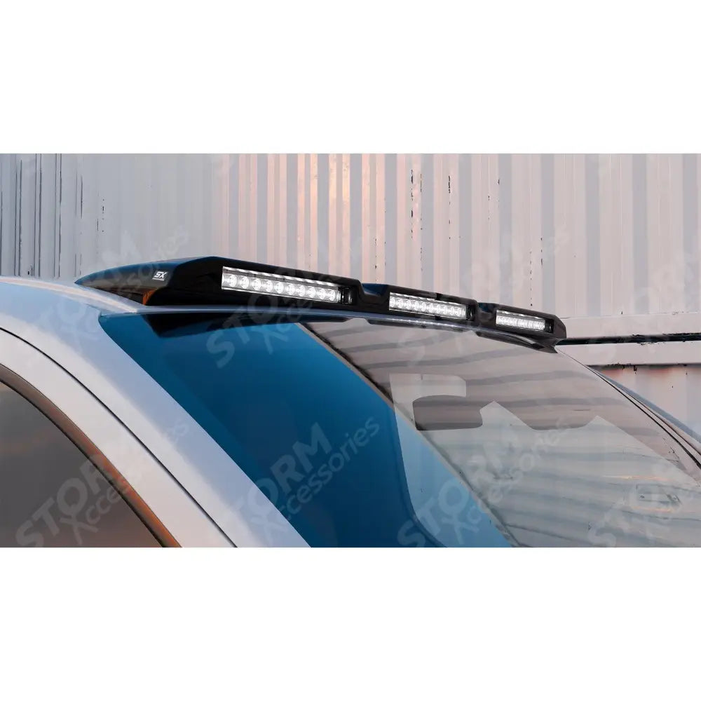 Luminex Roof Light Pod With Amber Strobe Gloss Black For Ford Transit Custom MK2 2024 on