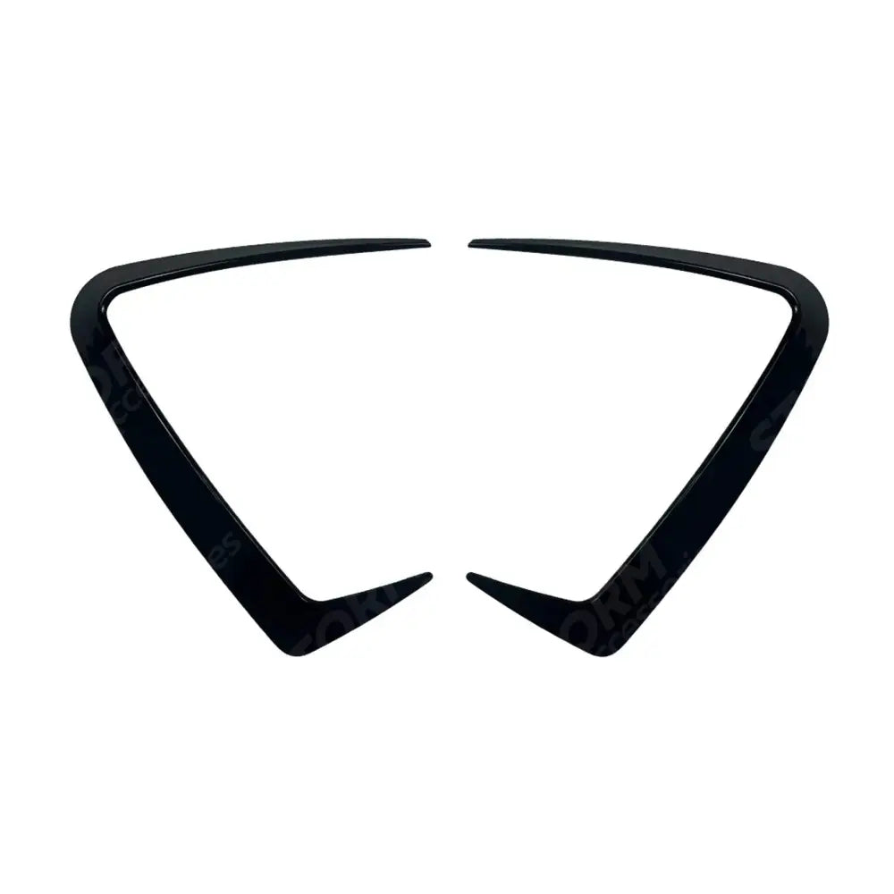 M-Sport Front Bumper Canards In Gloss Black For BMW X3 G45 2025+
