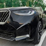 M-Sport Front Bumper Canards In Gloss Black For BMW X3 G45 2025+