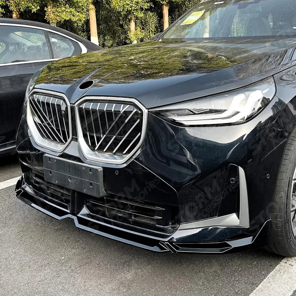 M Sport Front Splitter In Gloss Black For BMW X3 G45 2025+