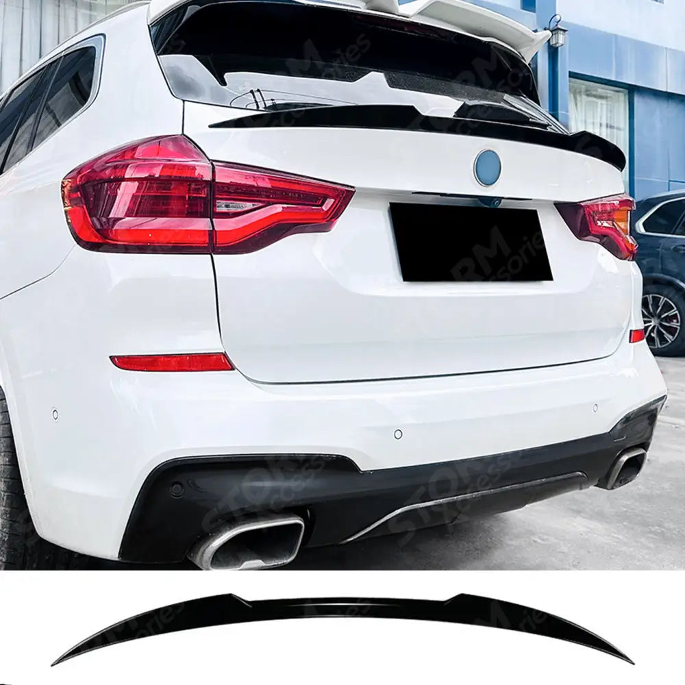 M Sport Mid Spoiler in Gloss Black BMW X3 G01 LCI 2022-2024 - Spoilers