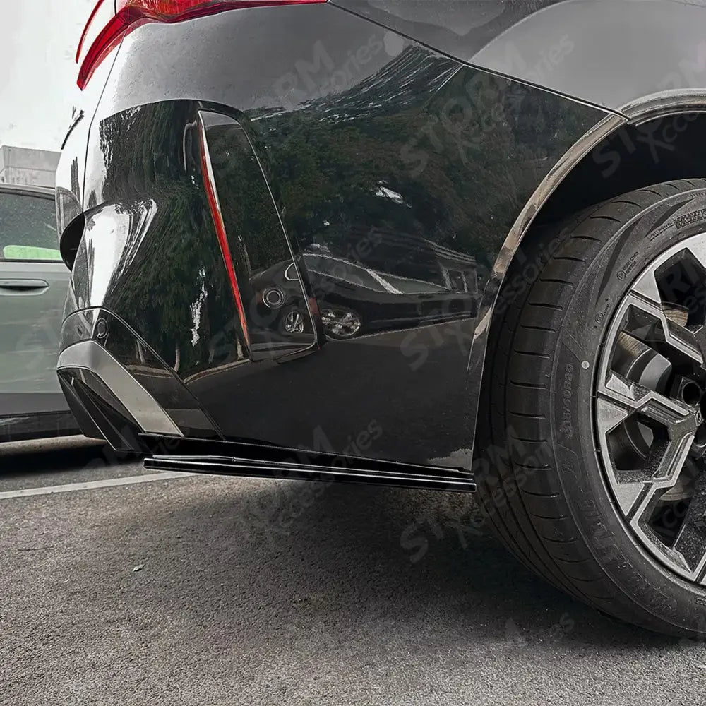 M-Sport Rear Bumper Corner Splitters In Gloss Black For BMW X3 G45 2025+