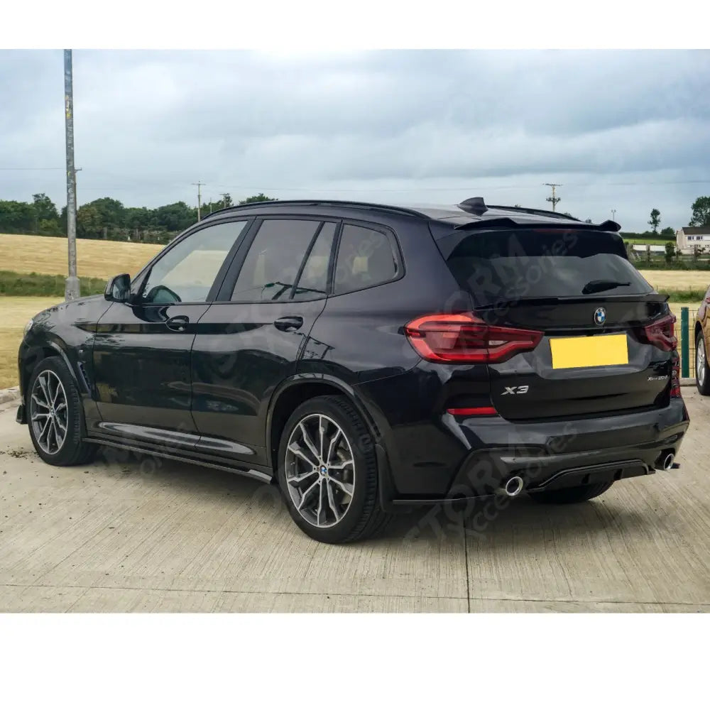 M Sport Rear Spoiler Cap In Gloss Black For Bmw X3 G01 2018-2021