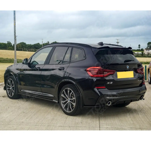 M Sport Rear Spoiler Cap In Gloss Black For Bmw X3 G01 2018-2021
