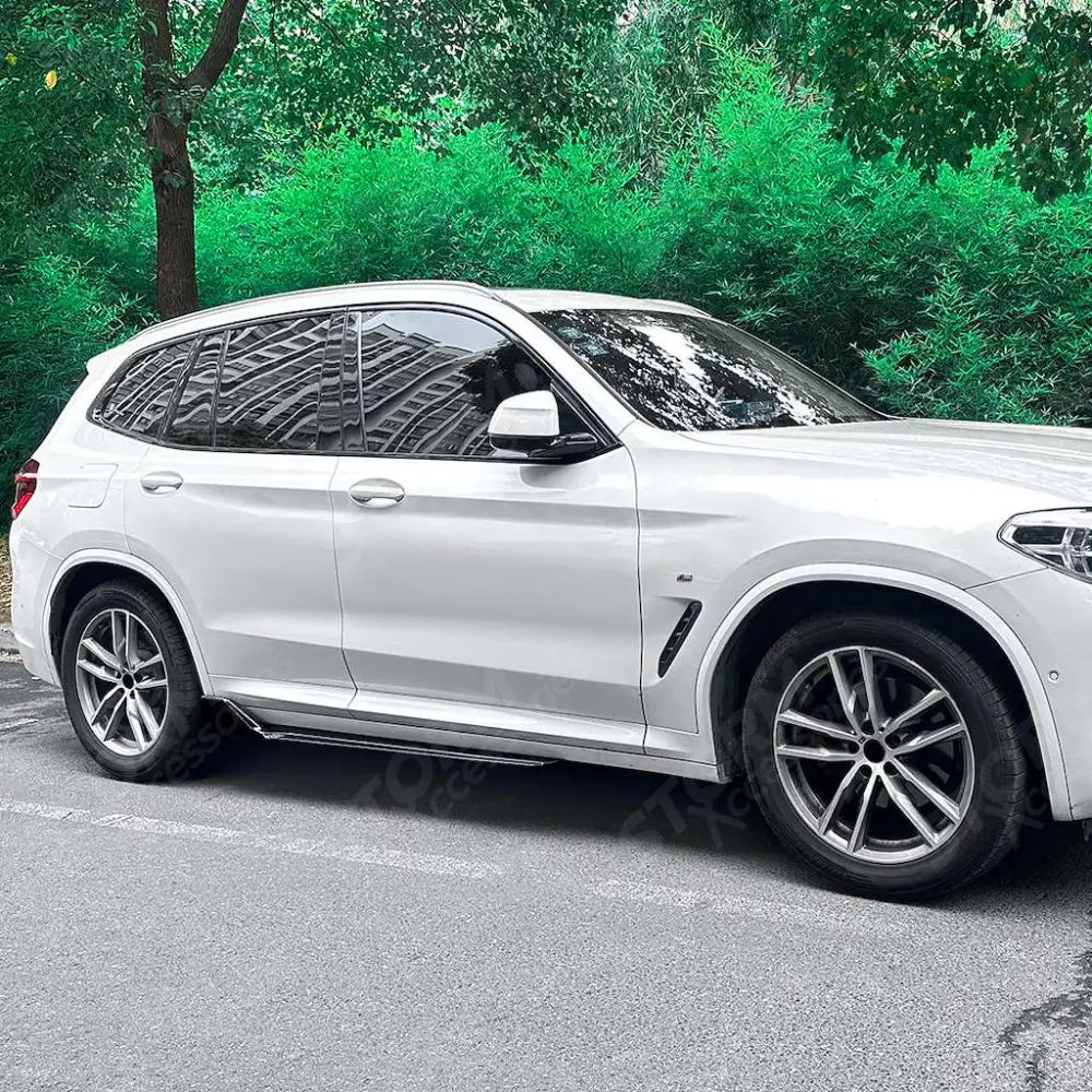 M Sport Side Skirts in Gloss Black For BMW X3 G01 LCI 2022-2024 - Side Skirt Splitter