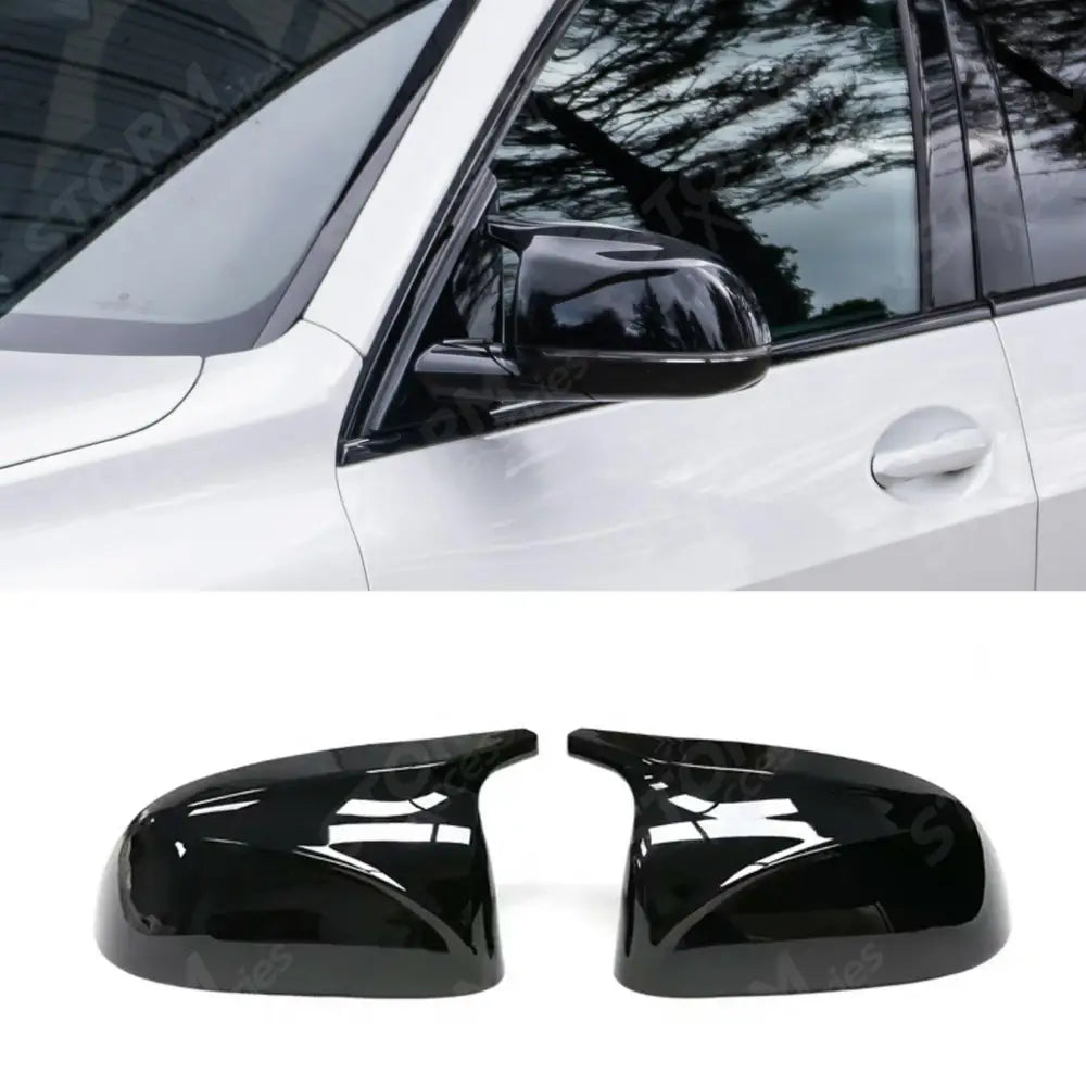 M Style Mirror Covers In Gloss Black For Bmw X5 X6 X7 X3 G05 G06 G07 G01