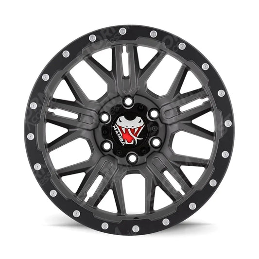 Mamba M25 Matte Grey Black Lip - 18 Inch Alloys - 6x139.7