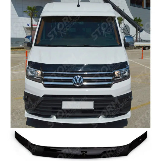 Man Tge 2017 On Stx Bonnet Guard Protector Black For Vw Crafter 2017 On