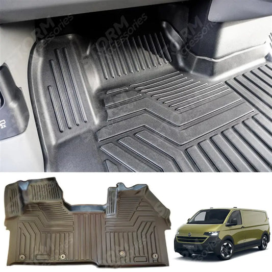 Manual Version Tailored Mudblock Front Mat For Volkswagen Transporter T7 2024 On