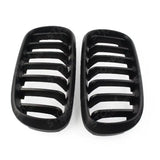 Matte Black Front Grill Solid Slat For Bmw X5 F15 2013-2018