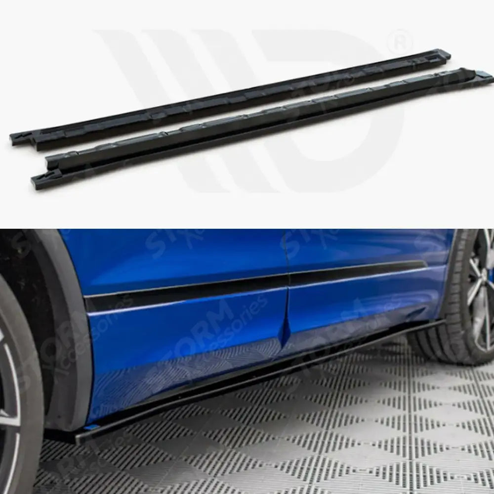 Maxton Side Skirt Splitters For Vw Tiguan R / R-line Mk2 2020+