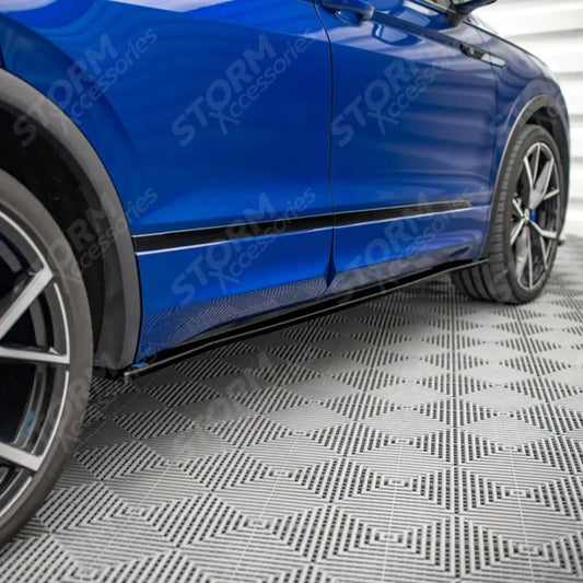 Maxton Side Skirt Splitters For Vw Tiguan R / R-line Mk2 2020+