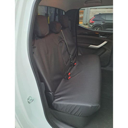 MAXUS T90 2021+ DOUBLE CAB REAR SEAT COVERS – BLACK - Storm Xccessories