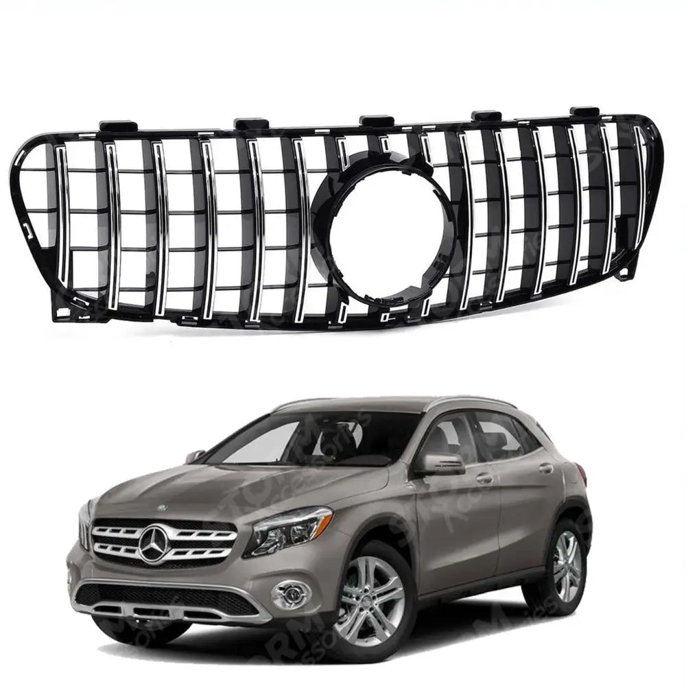 Mercedes Gla X156 2017 On - Panamericana Gt Style Upgrade Front Grille