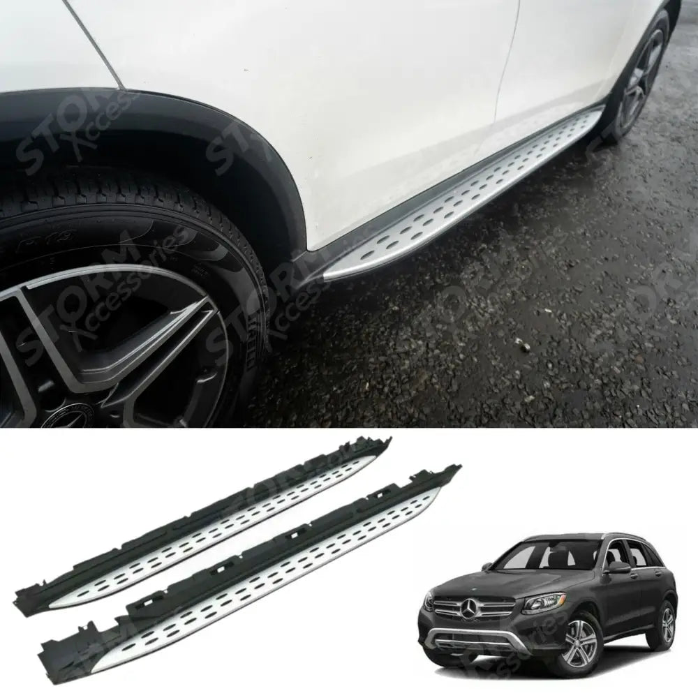 Mercedes Glc X253 2015-2022 - Oe Style Integrated Side Steps - Running Boards
