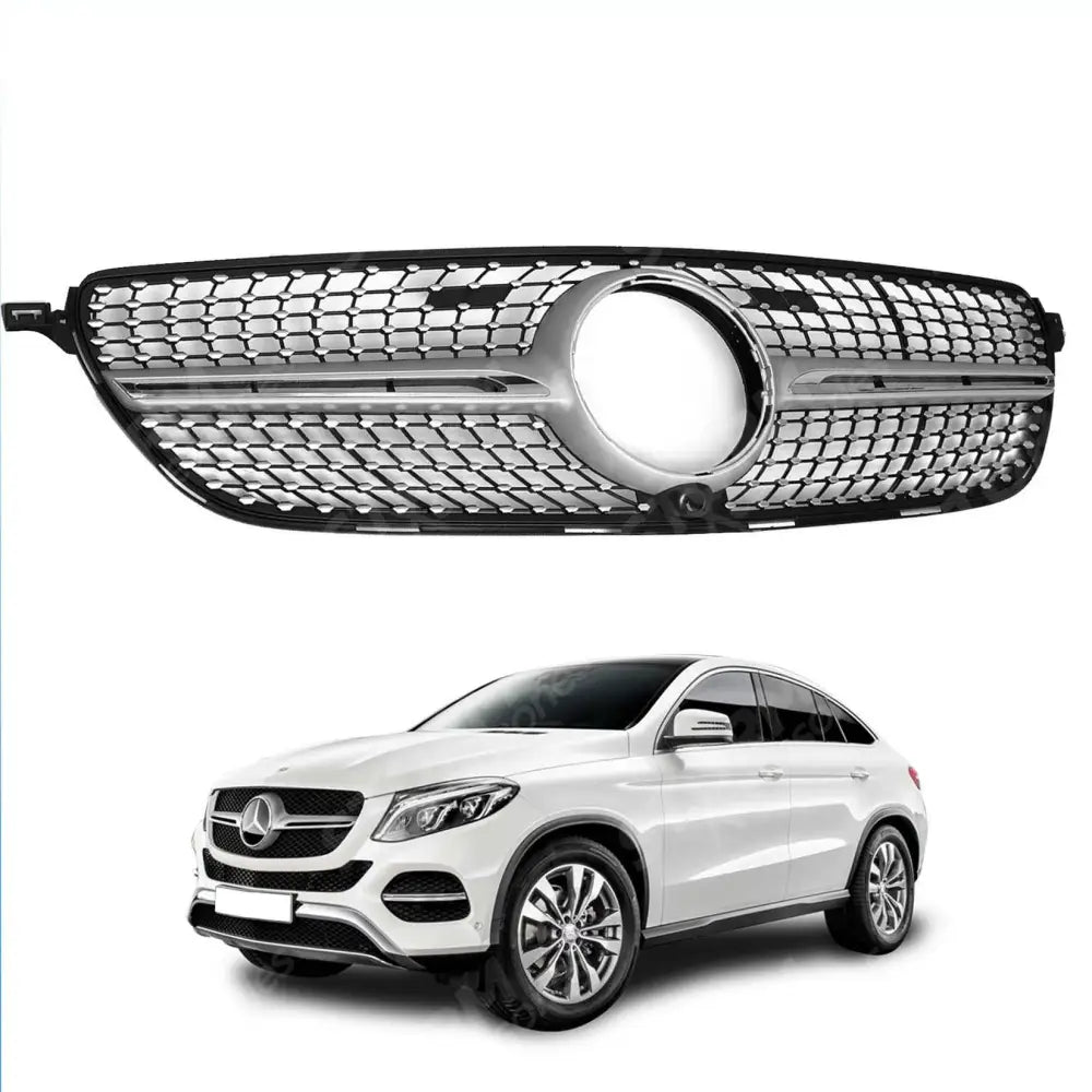 Mercedes Gle Coupe C292 2015 On - Diamond Style Upgrade Front Grille