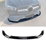 Mercedes GLE W167 C167 2019-2023 AMG Line Pre Facelift Front Splitter In Gloss Black