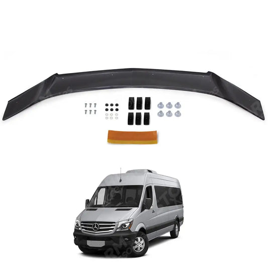 Mercedes Sprinter 2014 - 2018 - Stx Bonnet Guard Protector - Black