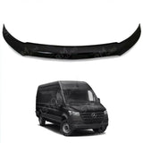 Mercedes Sprinter 2018 On - Stx Bonnet Guard Protector - Black