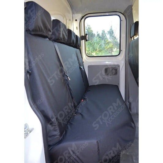 Mercedes Sprinter Van 2006 Onward Rear Quad Seat Covers - Black