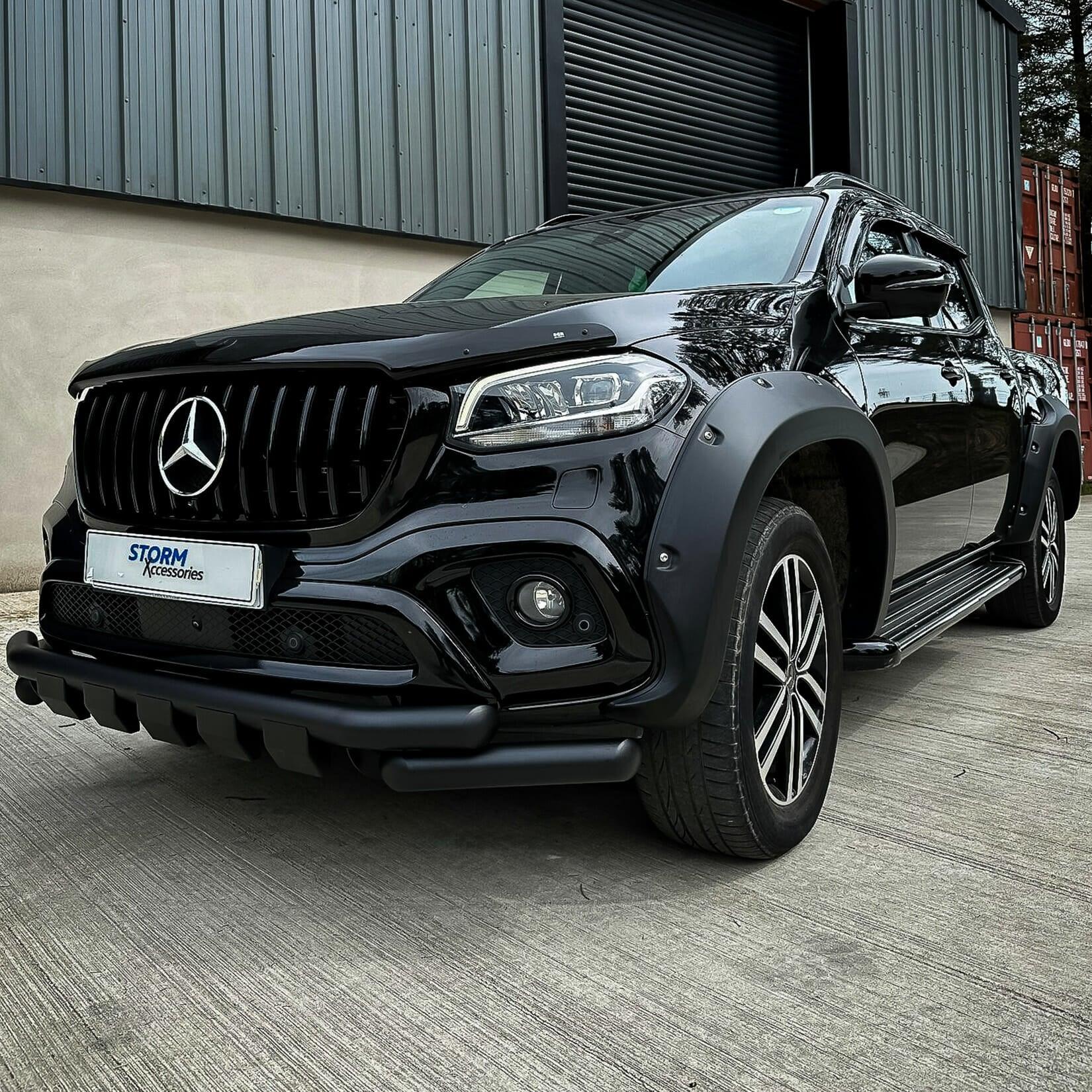 MERCEDES X-CLASS GRILLE - AMG STYLE IN GLOSS BLACK - Storm Xccessories2
