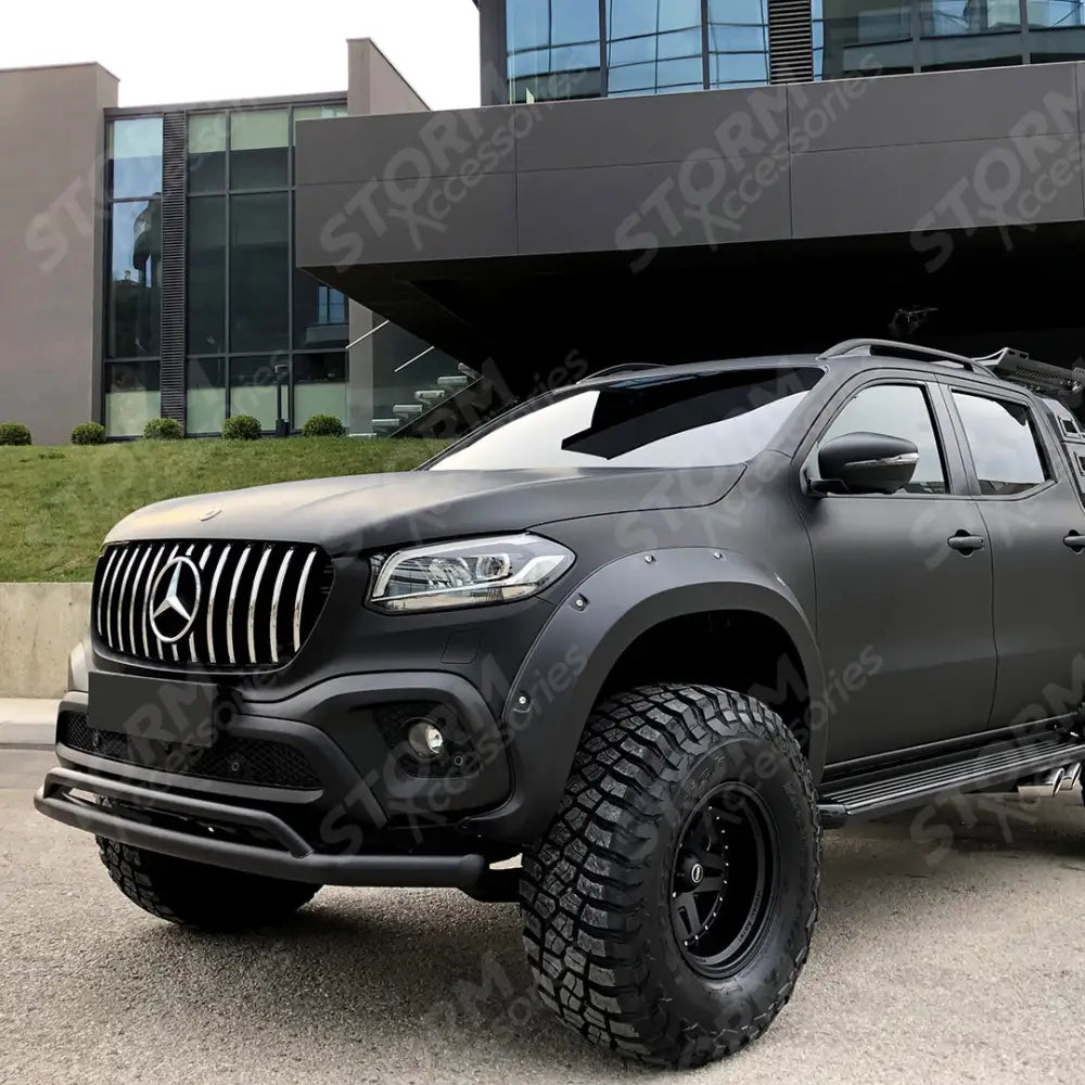 Mercedes X-class W470 2017+ Wheel Arch Kit In Matte Black