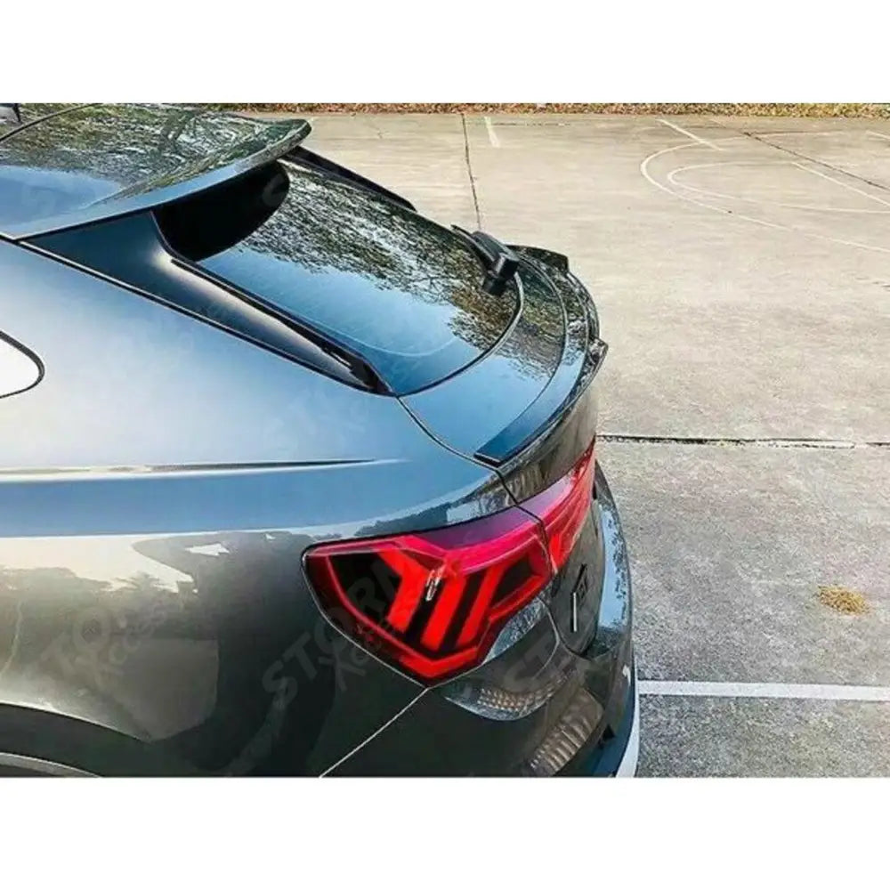 Mid Spoiler In Gloss Black For Audi Q3 Sportback 2019 On