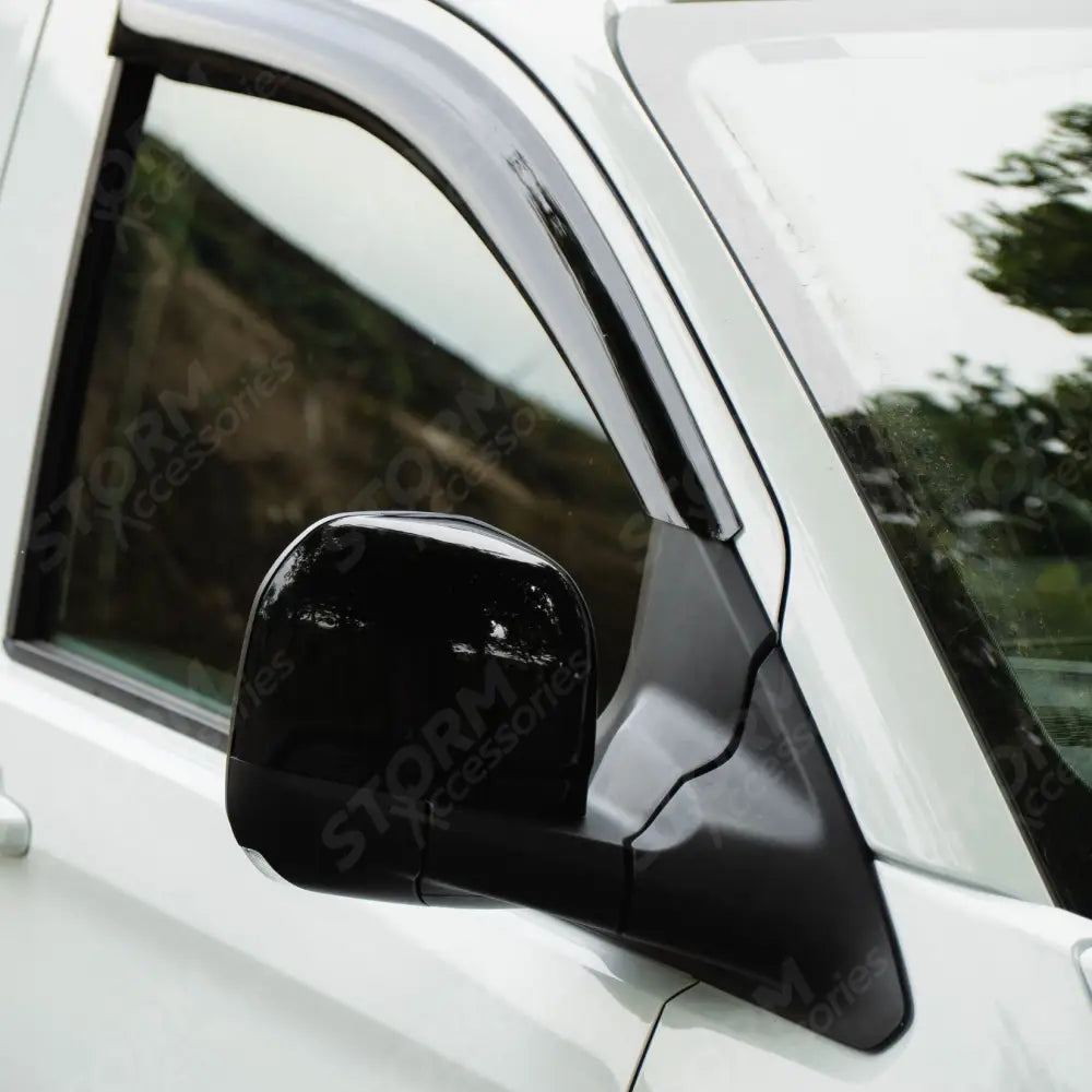 Mirror Cap Replacement Covers In Gloss Black For Volkswagen Transporter T7 2025+