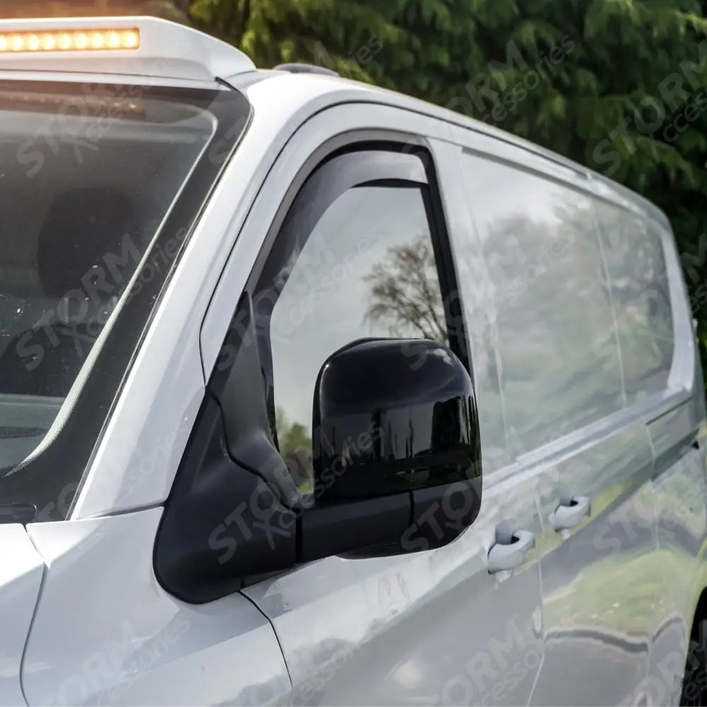 Mirror Cap Replacement In Gloss Black For Ford Transit Custom MK2 2024 On