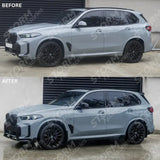 Mirror Covers In Gloss Black For BMW X5 G05 LCI M Sport 2023+