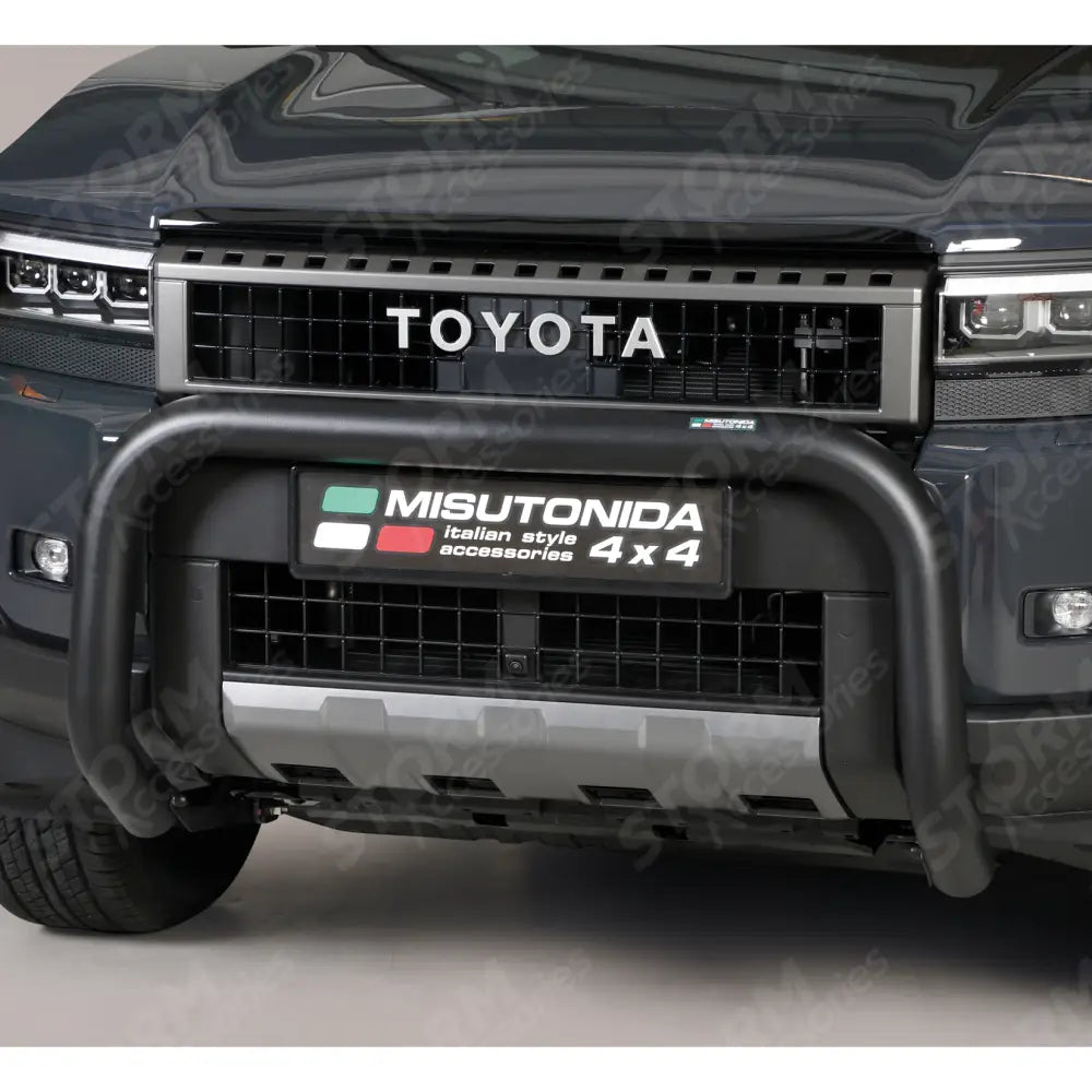 Misutonida 76MM Front A-Bar In Black For Toyota Landcruiser LC250 2025 On