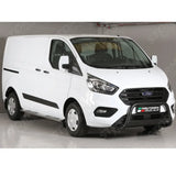 Misutonida Ec Approved Black Front A-bar 63mm For Ford Transit Custom 2018 - 2024