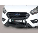 Misutonida Ec Approved Black Front A-bar 63mm For Ford Transit Custom 2018 - 2024