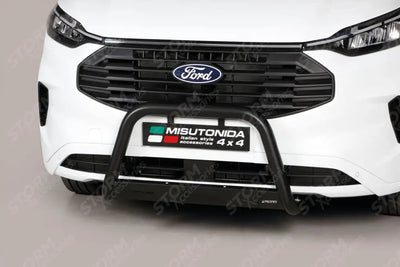 Misutonida EC Approved Front A-Bar 63MM Black Finish For Ford Transit Custom 2024 On