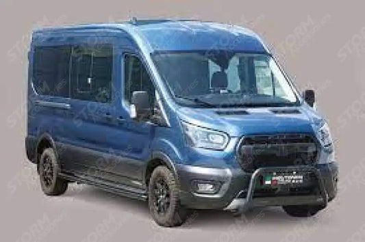 Misutonida Ec Approved Front A-bar 63mm In Black For Ford Transit Mk8 2014 On