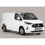 Misutonida EC Approved Front A-Bar 63MM Stainless Finish For Ford Transit Custom 2024 On
