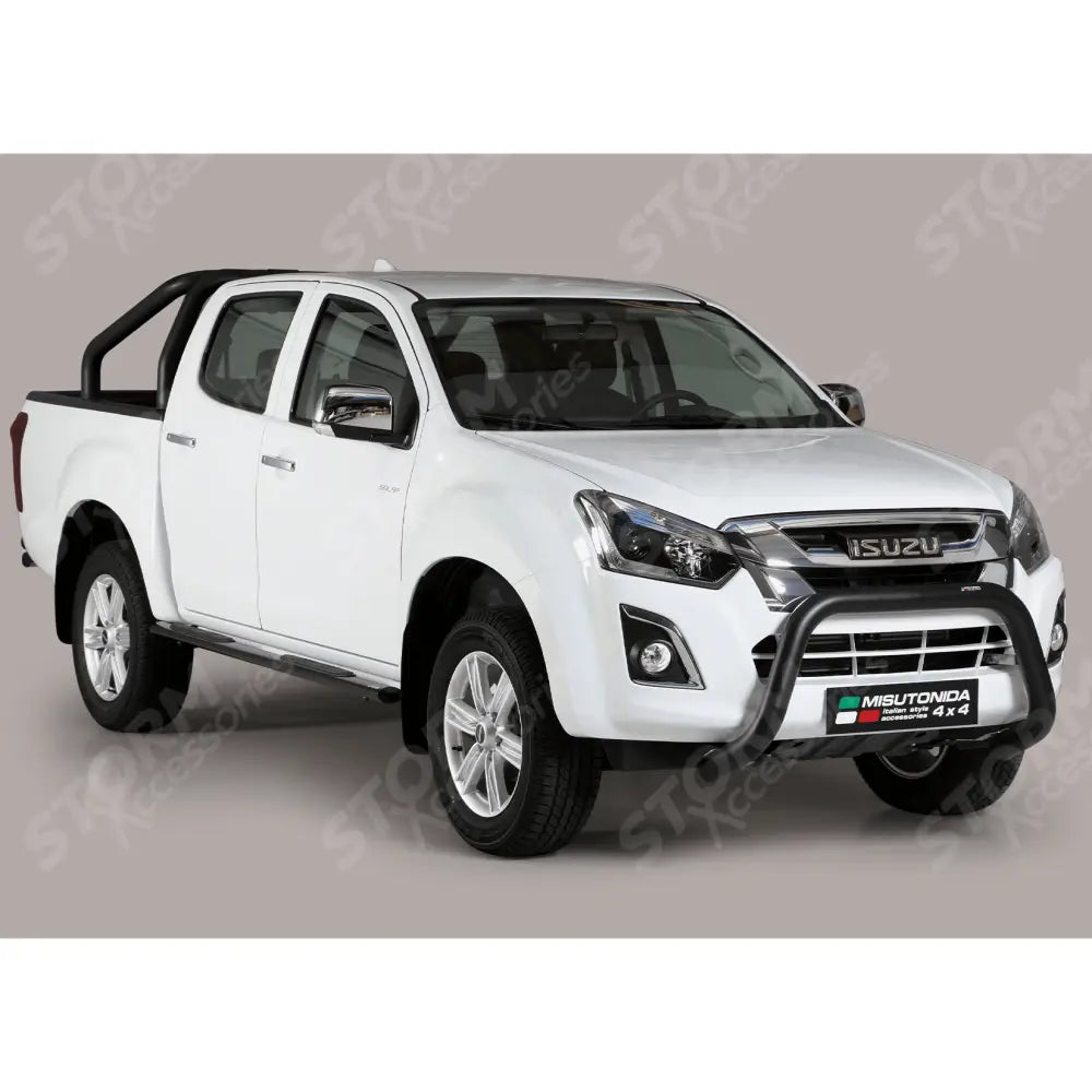 Misutonida Ec Approved Front A-bar 76mm Black For Isuzu D-max 2012-2018