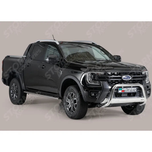 Misutonida Ec Approved Front Bar 63mm Silver For Ford Ranger T9 2023 On