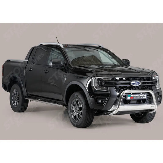 Misutonida Ec Approved Front Bar 63mm Silver For Ford Ranger T9 2023 On