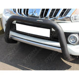 Misutonida Ec Approved Front Bar 76mm Black Finish For Mitsubishi L200 Series 5 2016 - 2019