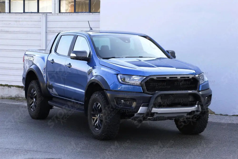 Misutonida Ec Approved Front Bar 76mm Black For Ford Ranger Raptor 2019 - 2022