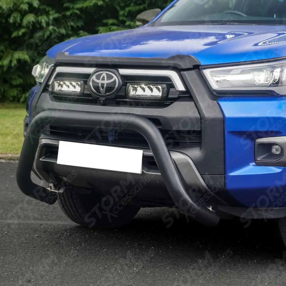 Misutonida Ec Approved Front Bar 76mm Black For Toyota Hilux 2021-2026