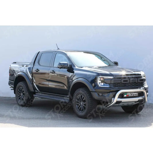 Misutonida Ec Approved Front Bar 76mm Silver For Ford Ranger Raptor 2022 On