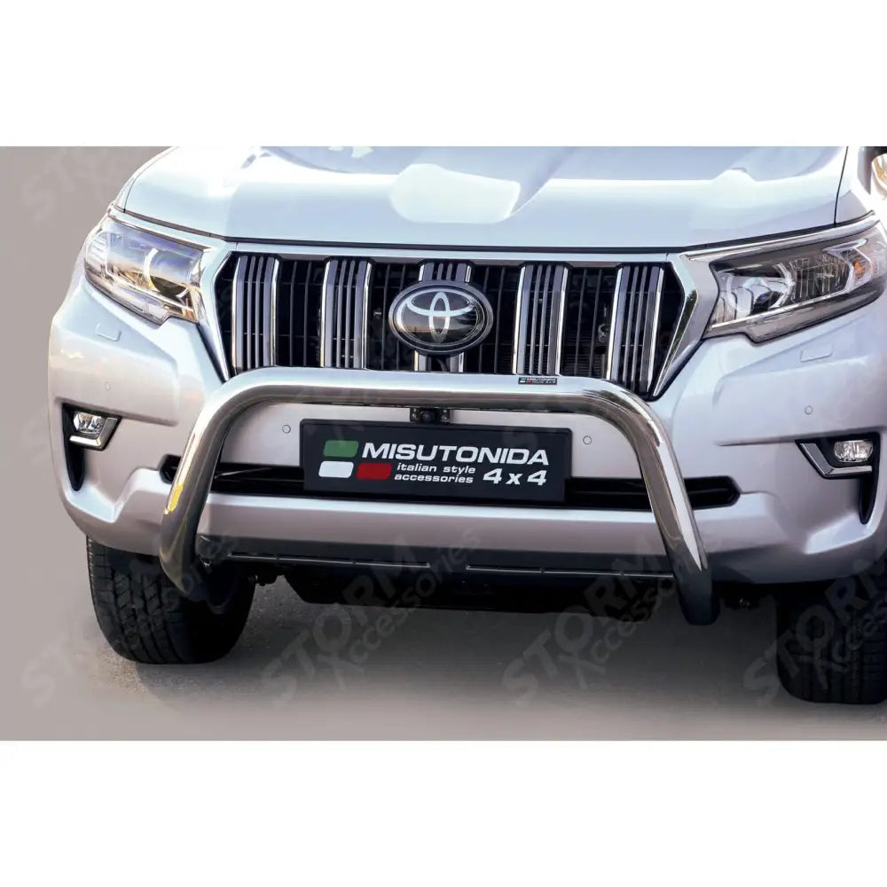 Misutonida Ec Approved Front Bar 76mm Stainless Steel For Toyota Landcruiser Lc150 2018 On