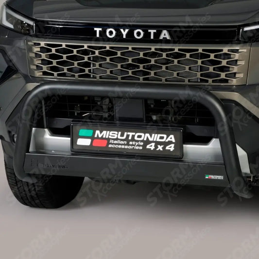 Misutonida Ec Approved Front Bar in Black 63mm For Toyota Hilux 2026 on