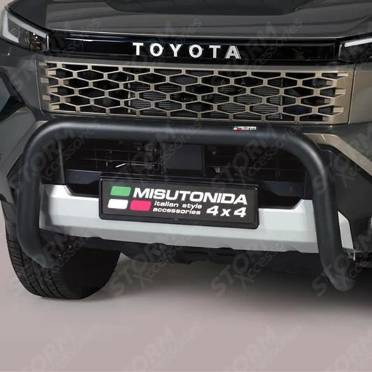 Misutonida Ec Approved Front Bar in Black 76mm For Toyota Hilux 2026 on