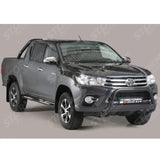 Misutonida Eu Approved Front A-bar 63mm Black Finish For Toyota Hilux Mk8 2016-2020
