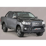 Misutonida Eu Approved Front A-bar 63mm Black Finish For Toyota Hilux Mk8 2016-2020