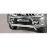 Misutonida Eu Approved Front A-bar 63mm Stainless Finish For Mitsubishi L200 Series 5 2016 On